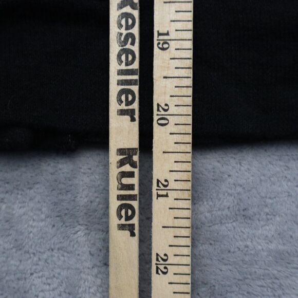 Areve Sweater Womens L Black Gray Cardigan Long Sleeve Stripe Button Knit Lace - Picture 6 of 16